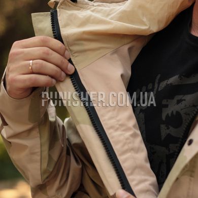 Cold Weather Gore-Tex Tri-Color Desert Camouflage Jacket (Used), DCU, Large Regular