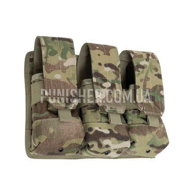 Rothco Universal Triple Mag Rifle Pouch, Multicam, Molle, AK-47, AK-74, AR15, M4, M16, HK416, For plate carrier, .223, 5.45, 5.56, Cordura 1000D, Polyester