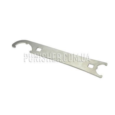 FMA Specialized Armorer's Wrench for Barrel Nuts and AR-Series Handguard Elements, Silver, Accessories