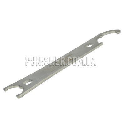 FMA Specialized Armorer's Wrench for Barrel Nuts and AR-Series Handguard Elements, Silver, Accessories