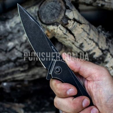 Ruike P128 Folding knife, Dark Grey, Knife, Folding, Smooth