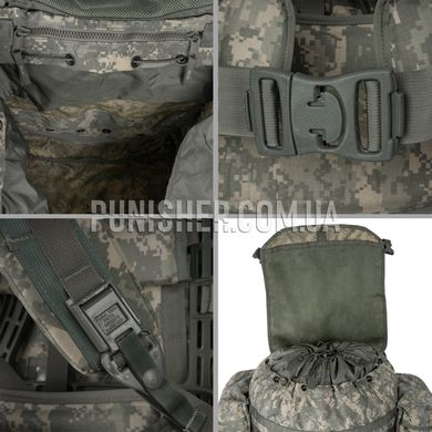 MOLLE II Large Rucksack with Pouches, ACU, 81 l