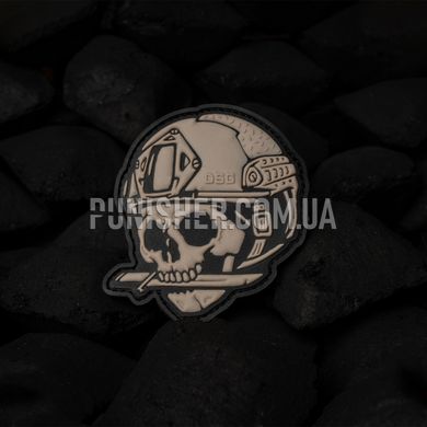 Dead Souls Group Skull Patch, Sand, PVC