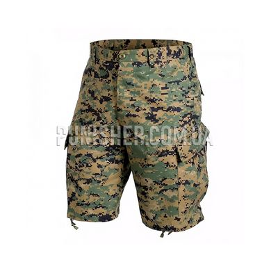 Helikon-Tex BDU Shorts - NyCo Ripstop, Camouflage, Small Regular