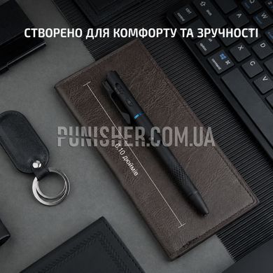 Тактична ручка-ліхтарик Olight O'Pen 3 120 Lumens із зеленим лазерним вказівником, Чорний, Ручка