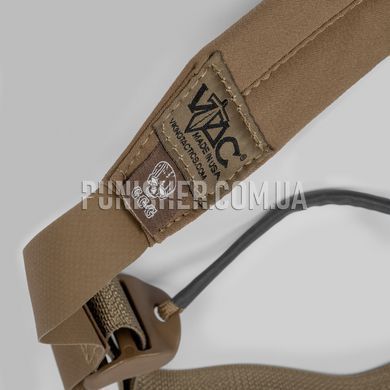 Оружейный ремень Viking Tactics MK6 PES Ultra Light Sling с пластиковой пряжкой, Coyote Tan, Оружейный ремень, Двухточечный