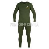 Punisher Flame-Resistant Thermal Underwear Set, Olive Drab, Small