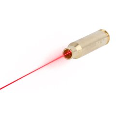 VipeRay .223 REM Cartridge Red Laser Bore Sight, Yellow, Laser training cartridge