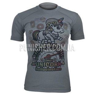 Футболка Kramatan Unicorn, Сірий, Small