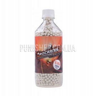 Кулі Rockets Professional 0,30 g 3000 шт, Білий, Стандартний, Кулі, 0,30