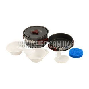 M-Tac camping cook kit gear, Black, Set of dishes