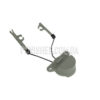 FMA EX Headset and Helmet Rail Adapter Set GEN2 for Peltor Comtac, Foliage Green, Headset, Peltor, Helmet adapters