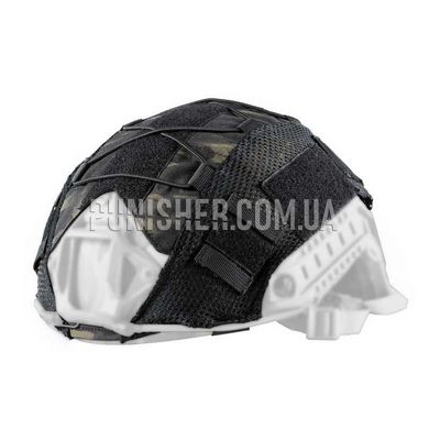 Кавер на шлем OneTigris Tactical Helmet Cover for Ops-Core FAST PJ Helmet, Multicam Black, Кавер, L/XL