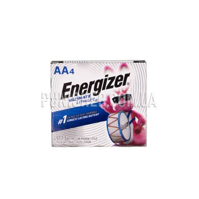 Energizer Ultimate Lithium AA Battery 24 pcs (1.5V), Silver, AA