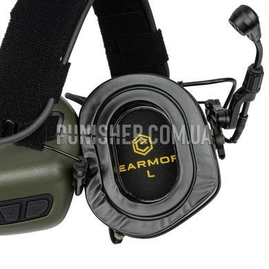 Активна гарнітура Earmor M32 PLUS, Foliage Green, Активні, З наголів'єм, 22
