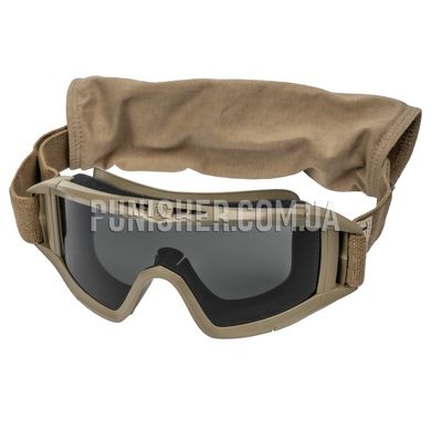 Revision Desert Locust Goggle System Kit with Connector, Tan, Transparent, Smoky, Mask