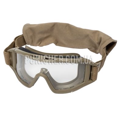 Revision Desert Locust Goggle System Kit with Connector, Tan, Transparent, Smoky, Mask