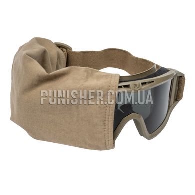 Revision Desert Locust Goggle System Kit with Connector, Tan, Transparent, Smoky, Mask