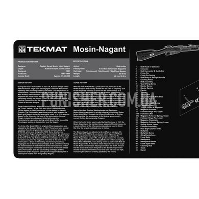Tekmat Mosin-Nagant Cleaning Mat, Black, Mat