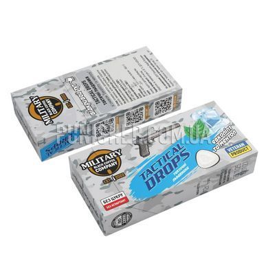 Леденцы эвкалипт и ментол Military Black Coffee Tactical Drops, Леденцы