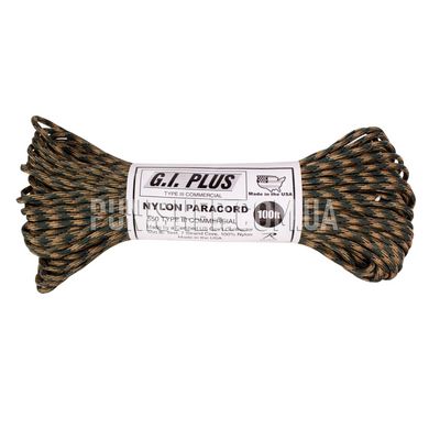 Rothco G.L.Plus Nylon Paracord Type III 550 30m, Camouflage