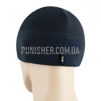 M-Tac Watch Elite Fleece (270g/m2) Beanie with Patch Panel, Navy Blue, Small