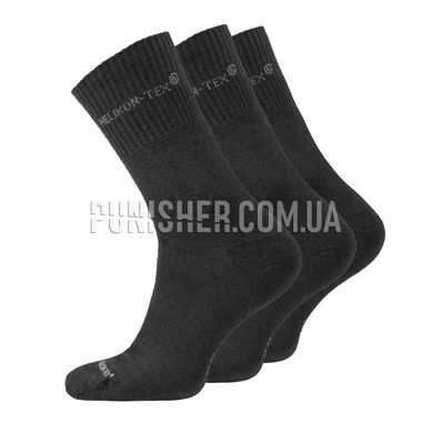 Шкарпетки трекінгові літні Helikon-Tex All Round Socks - 3 пари, Чорний, Medium, Літо