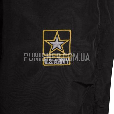 US Army APFU Physical Fitness Uniform Pants, Black, Large Regular