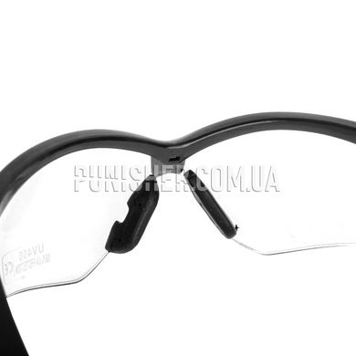 Стрілецькі окуляри Walker’s Crosshair Sport Glasses з прозорою лінзою, Чорний, Прозорий, Окуляри