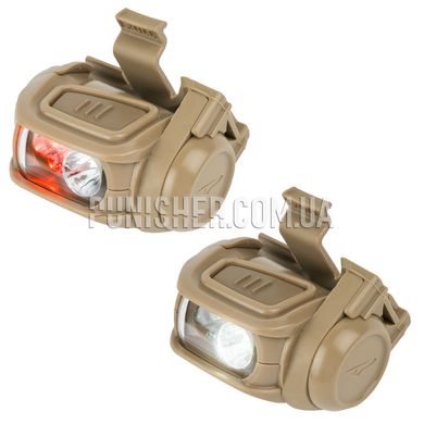 Princeton Tec Remix Pro MPLS 300 lumen Tactical headlamp, Tan, Headlamp, Battery, White, Red, 300