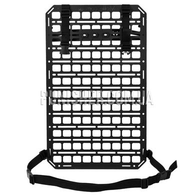 Tactical Organizer Molle Panel and Attachment for Body Armor, Black, Car panel