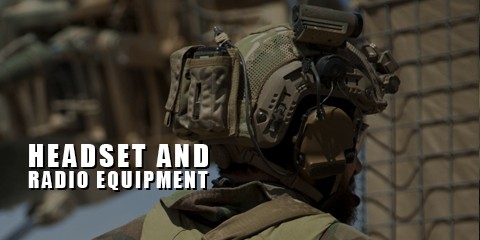 Military headset and radio equipment