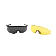 Балістичні окуляри Smith Optics Aegis Arc Elite (Були у використанні), Чорний, Димчастий, Жовтий, Окуляри