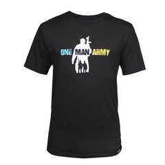 Футболка Punisher “One Man Army” з кольоровим принтом, Graphite, Small