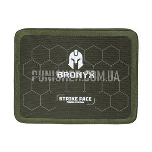 Бронеплита бокового захисту Bronyx S/CAP6SR 6 клас, Olive, Бронепластини, 6, Medium, Надвисокомолекулярний поліетилен