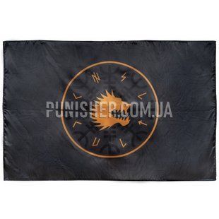 Rainshouse Beast Nation Flag, Orange/Black