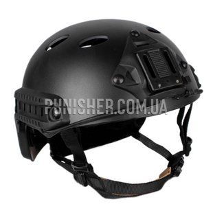 Шлем тренировочный FMA Fast Helmet PJ Type стилизован под Ops-Core (без защиты), Черный, M/L, FAST