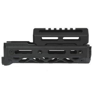 Короткое цевье КРУК с креплением M-Lok, Черный, M-Lok, Цевье, AK-74, AKM, 160