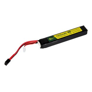 Electro River 11.1V 1300mAh LiPo 15/30C Battery Deans, Black