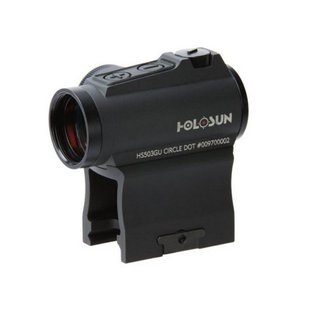 Holosun HS503GU Red Dot Sight, Black, Collimator, 1x, 2 MOA