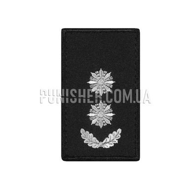 Shoulder-strap Police Lieutenant Colonel (pair) with Velcro 8х5cm, Black, Police, Lieutenant Colonel