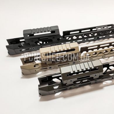 KPYK Handguard long for AK with M-LOK mount, Black, M-Lok, Handguard, AK-74, AKM, 360