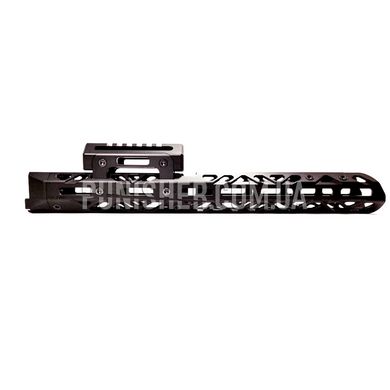 KPYK Handguard long for AK with M-LOK mount, Black, M-Lok, Handguard, AK-74, AKM, 360