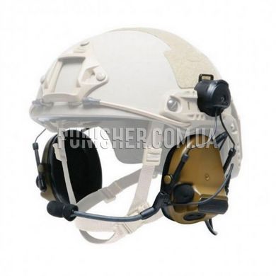 FMA Headset and Helmet Rail Peltor Adapter, Black, Headset, Peltor, Helmet adapters