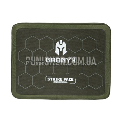 Bronyx S/CAP6SR 6th class Side Armor Plate, Olive, Armor plates, 6, Medium, Ultra high molecular weight polyethylene