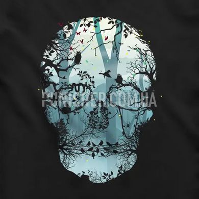 Футболка Dubhumans "Forest Skull", Черный, Small