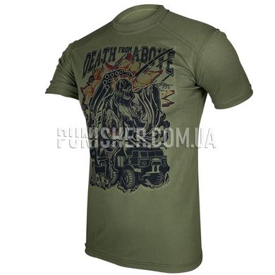 Kramatan Death from Above T-shirt, Olive, Large