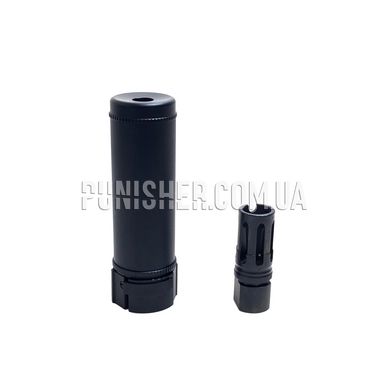 Big Dragon 118mm QD Silencer With Flash Hider, Black