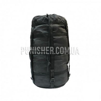 US Military Compression Sleeping Bag Stuff Sack (Used), Black, Compression sack