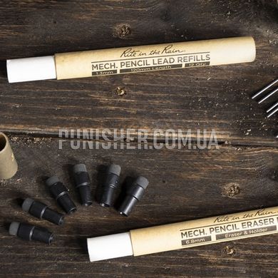 Набір резинок для олівця Rite in the Rain Mechanical Clicker Pencil Eraser Refills, Dark Grey, Аксесуари